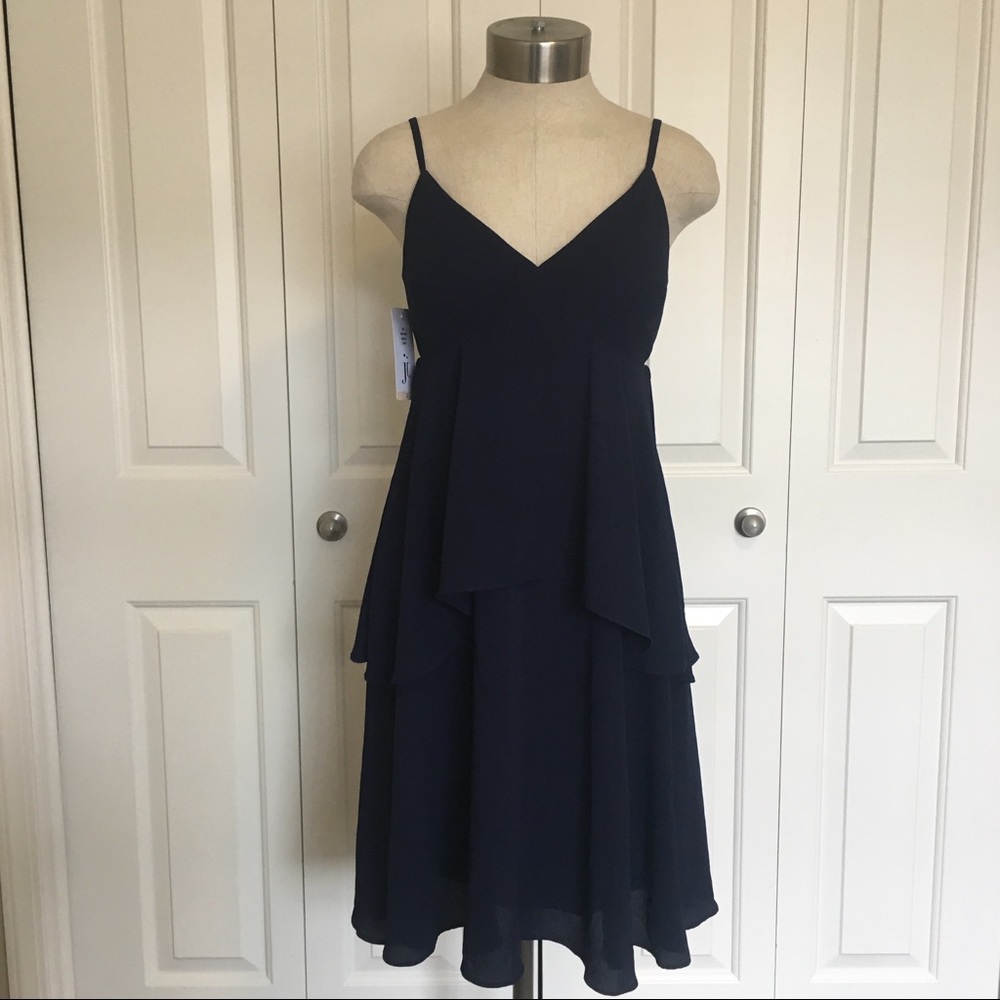 Julia Jordan Tiered A-Line Dress